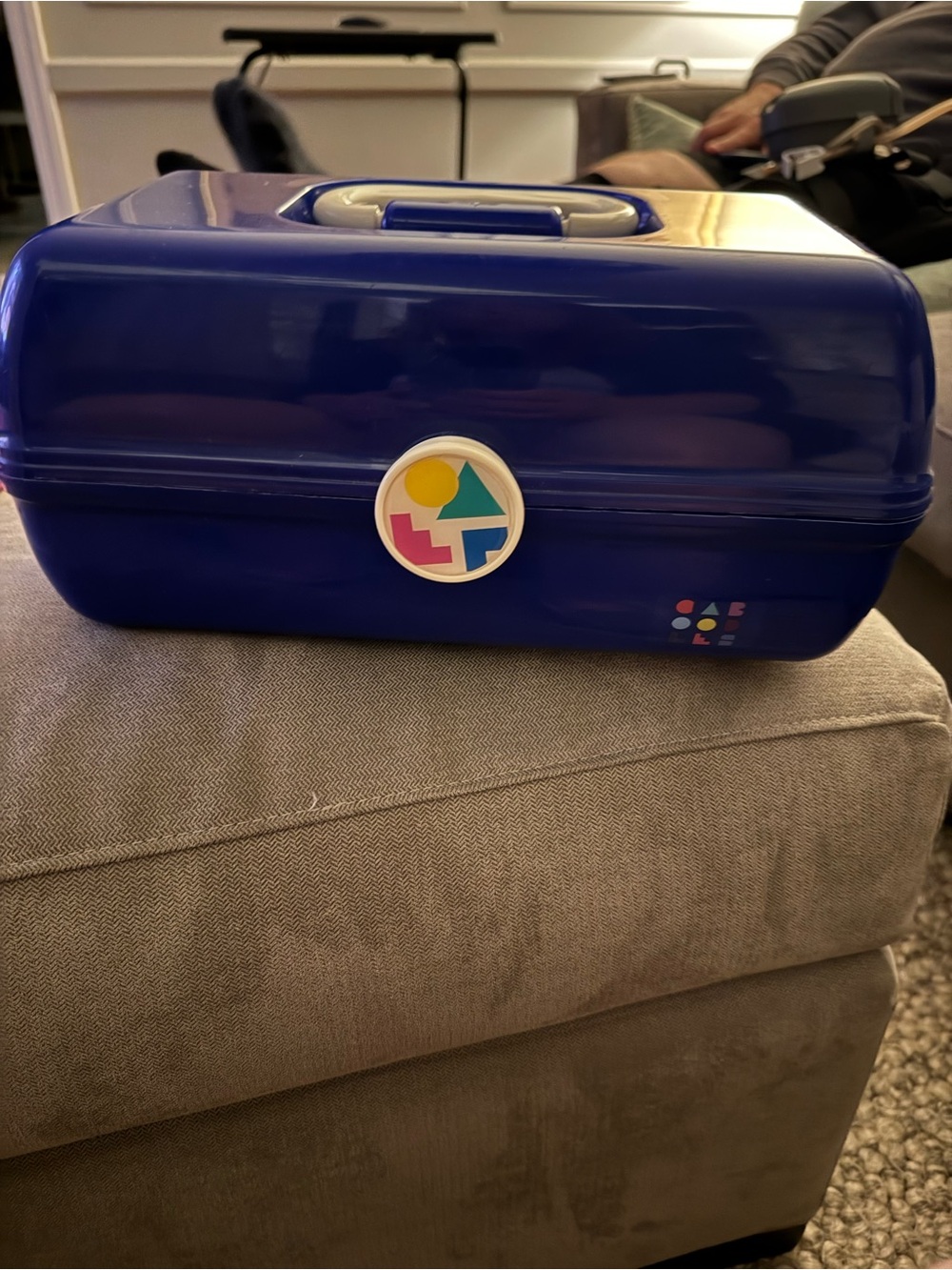 Caboodles Blue Portable Makeup Case